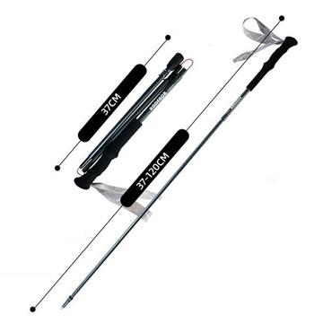 Baston de trekking pliabil cu 4 secțiuni Kodenor - 120cm - Tarnish