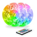 Bandă LED RGB Colorată Ksix Cu Telecomandă - 2x5m