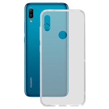 Husa TPU Ksix Flex Ultrathin Huawei Y6 (2019) - Transparenta