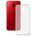 Husă TPU Samsung Galaxy J6+ - Ksix Ultrathin Flex - Transparent