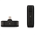 Microfon Wireless cu Clemă iPhone - Ksix - Lightning - Negru