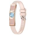 L18 Ultra-Thin Fitness Tracker / Smart Bracelet for Women (Open Box - Excellent) - Gold / Pink