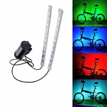 LEADBIKE A106 1 pereche de baterii de biciclete cu baterii de biciclete cu tuburi luminoase și colorate pentru biciclete luminoase cu LED-uri pentru biciclete (baterie neinclusă)