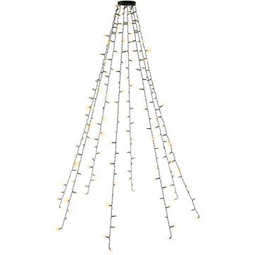 Lumini LED pentru pomul de Crăciun cu inel / coborâre și temporizator - 200 LED