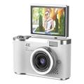 LK007 Cameră digitală cu ecran rabatabil și card de memorie de 32GB - alb