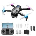 LU600 Drone RC pliabile pentru evitarea obstacolelor cu lumină rece - negru