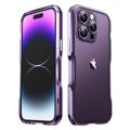 Bumper Protecție Metalic iPhone 14 Pro Max - Luphie Safe Lock - Violet