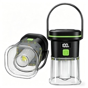 Lampa de camping rezistentă la apă LY27 cu 7 moduri de funcționare - Negru