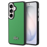 Husă Samsung Galaxy S26+ Lacoste Iconic Petit Pique Metal Logo - Compatibilă cu MagSafe - Verde