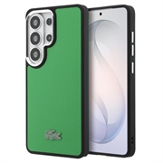 Husă Samsung Galaxy S26 Ultra Lacoste Iconic Petit Pique Metal Logo - Compatibilă cu MagSafe - Verde