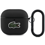 Carcasă AirPods 4 Lacoste Petit Pique Croc Logo Patch - Negru