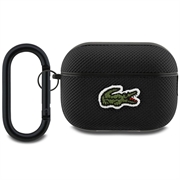 Carcasă AirPods Pro 2 Lacoste Petit Pique Croc Logo Patch - Negru