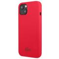 Husă Silicon Lichid iPhone 13 - Lacoste - Roșu