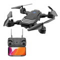 Dronă WiFi FPV Pliabilă cu Cameră Dublă 4K HD și Telecomandă Lansenxi LS11