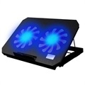 Cooler / Stand Ajustabil Cu Ventilatoare LED Laptop - N99 - Negru