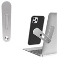 Suport Magnetic Extensie Laptop pentru Smartphone - Argintiu
