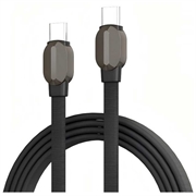 Cablu USB-C împletit Ldnio LC212C pentru încărcare rapidă - 2m, 65W - Gri