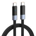 Cablu USB-C Ldnio LC241c PD - 65W / transfer de date de 480Mbps - 1m - negru
