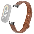 Curea Piele cu Conectori Xiaomi Smart Band 8 - Maro