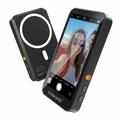 Ecran magnetic pentru selfie Lemorele R600 - Compatibil cu MagSafe - Negru
