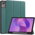 Husă Smart Folio Lenovo Idea Tab Plus Tri-Fold - Verde negricios