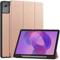 Husă Smart Folio Lenovo Idea Tab Plus Tri-Fold - Auriu Roze
