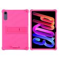 Husă din silicon Lenovo Idea Tab Pro Gen 2, Motorola Moto Pad 70 Pro cu Kickstand - Roz Intens