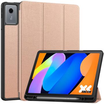Husă Smart Folio Lenovo Idea Tab Tri-Fold - Auriu Roze
