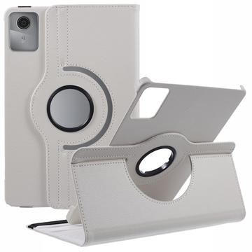 Husă Folio Rotativă 360 Lenovo Tab M11 - Alb