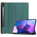 Husă Folio Smart Lenovo Tab P12 Pro - Tri-Fold - Verde