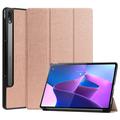 Husă Folio Smart Lenovo Tab P12 Pro - Tri-Fold - Auriu Roze