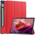 Husă Folio Smart Lenovo Tab P12 - Tri-Fold - Roșu