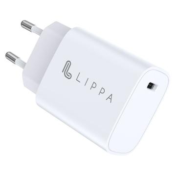 Lippa 20W USB-C PD încărcător de perete - alb