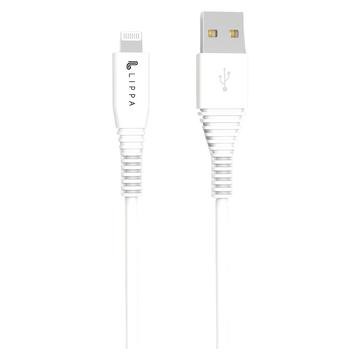 Lippa Cablu USB-A / Lightning 12W - 1m - Alb
