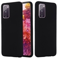 Husă Silicon Lichid Samsung Galaxy S20 FE 5G - Negru