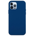 Husă Silicon iPhone 14 Pro - Liquid - Albastru Închis