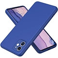 Husă Silicon Lichid iPhone 11 - Albastru
