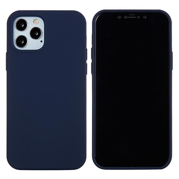 Husă Silicon Lichid iPhone 12 Pro Max - Bleumarin