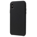 Husă Silicon iPhone XS, iPhone X - Liquid - Negru