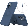 Husă Liquid Silicone Xiaomi Redmi Note 10 Pro - cu Suport Inel