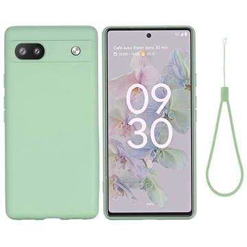 Husă Silicon Lichid Google Pixel 6a - Verde