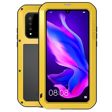 Husă hibridă Love Mei Powerful Huawei P30 Lite - Galben