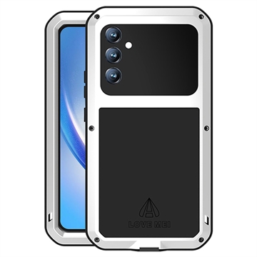 Husă Hibrid Samsung Galaxy A34 5G - Love Mei Powerful - Argintiu