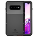 Husă hibridă Love Mei Powerful Samsung Galaxy S10+ - neagră