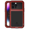 Husă Hibrid iPhone 14 Pro Max - Love Mei Powerful - Roșu