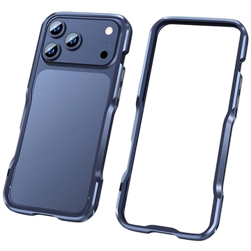 Bumper Protecție Metalic iPhone 17 Pro - Luphie Safe Lock - Albastru Închis