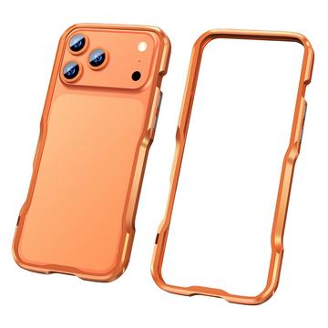 Bumper Protecție Metalic iPhone 17 Pro Max - Luphie Safe Lock - Portocaliu