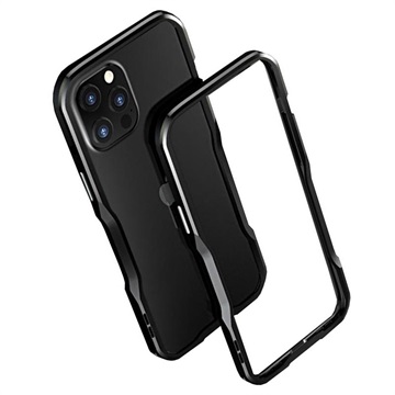 Bumper Protecție Metalic Luphie - iPhone 12/12 Pro - Negru