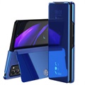 Husă Flip Samsung Galaxy Z Fold2 5G - Luxury Mirror View - Albastru