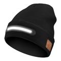 Căciulă LED M1-BTD3 cu difuzoare Bluetooth - Lumină albă - Negru
